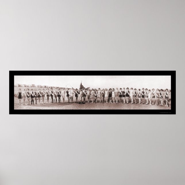 Badbeauties Galveston Photo 1926 Poster (Framsidan)