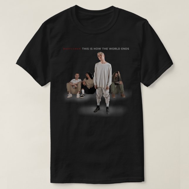 Badblomma T Shirt (Design framsida)