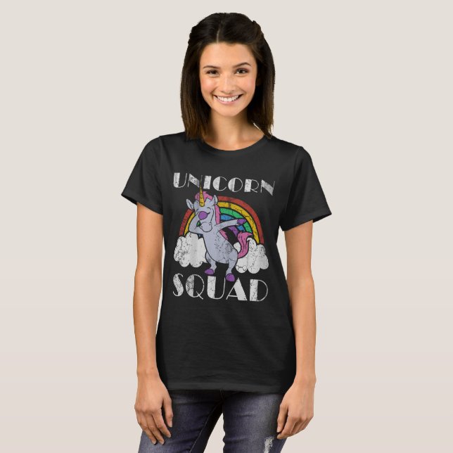 Badda för UnicornSquad Tee (Hel framsida)