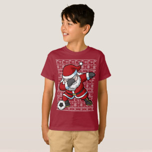 Badda fotbolljultomtenjul t-shirt