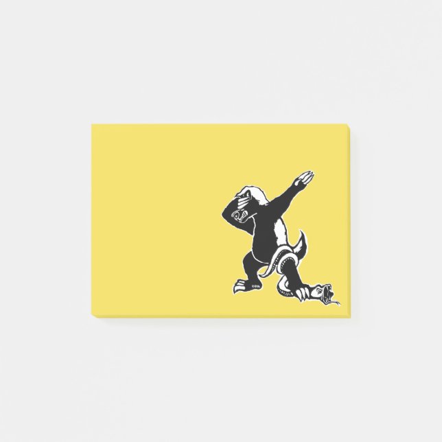 Badda honey badger post-it block (Framsida)