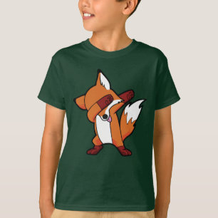 Badda klicken för rävhip hopdans t shirt