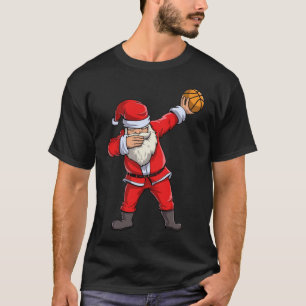 Badda sporten för boll för hatt för Santa T Shirt