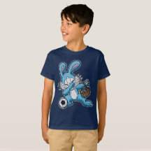 Badda tshirten för påskharefotbollklick