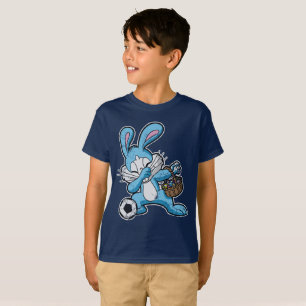 Badda tshirten för påskharefotbollklick tee