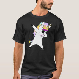 Badda Unicorn i en klassikerklick posera T Shirt