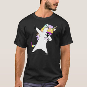 Badda Unicorn i en klassikerklick posera T Shirt