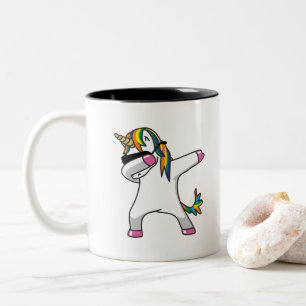 Badda Unicornkaffemuggen Två-Tonad Mugg