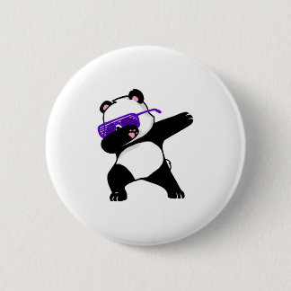Badda vuxen för ungar för skjorta för Panda t Knapp