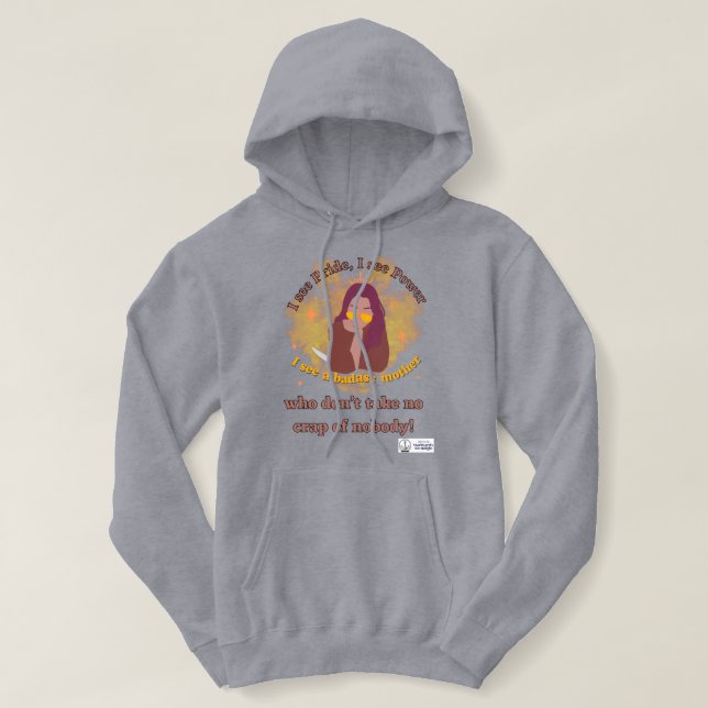 Baddass Mamma Tröja (Design framsida)