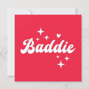 Baddie Inbjudningar