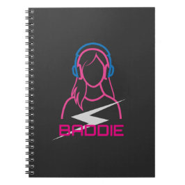 Baddie Lifestyle DJ Headphones Anteckningsbok