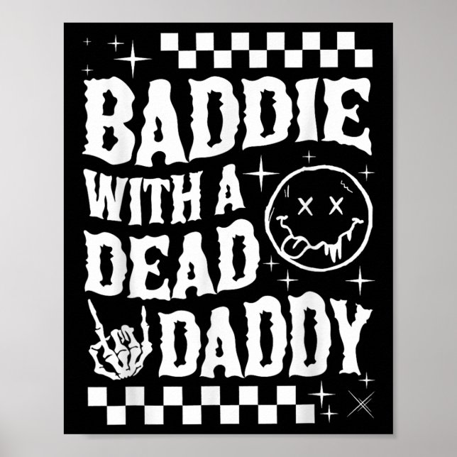 Baddie med en död pappa död Pappa Klubb-Mörk Poster (Framsidan)