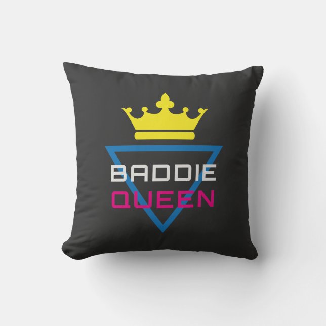 Baddie Queen Crown Y2K Kudde (Framsida)