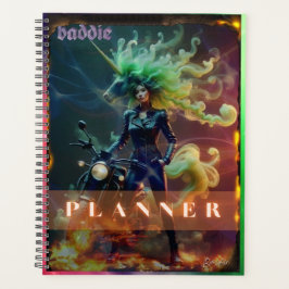 Baddie Unicorn Biker Planner