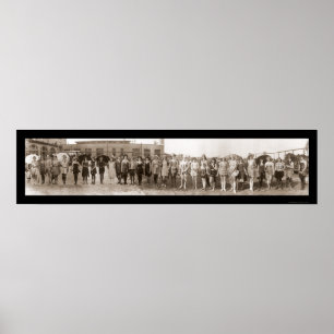 Baddräktskönhetfoto 1923 poster