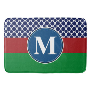 Baddruk, anpassningsbar monogrammall badrumsmatta