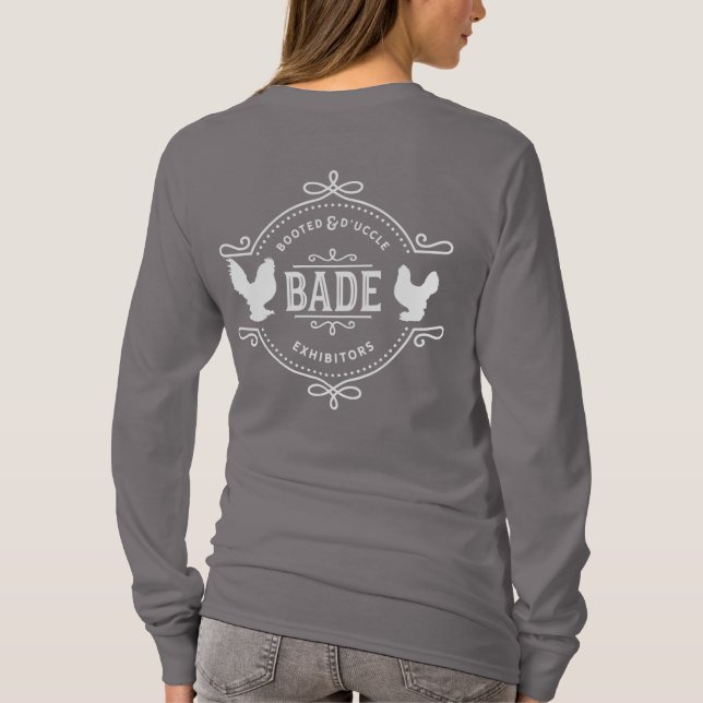 BADE (lätt) unisex Basic Long-sleeve T-Shirt (Baksida)