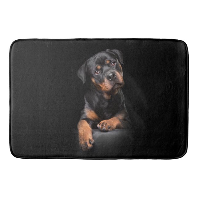 Badematte Rottweiler Badrumsmatta (Framsidan)