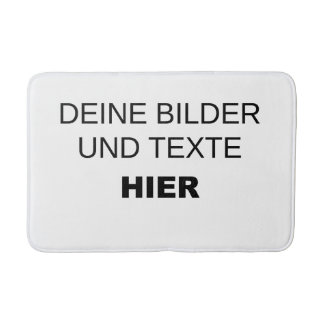 Badematte selbst gestalten - kreatives Geschenk Badrumsmatta