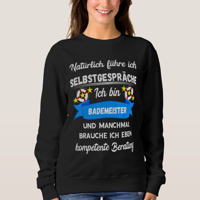 Bademeister Exdoor Swimming Bassäng Lifeguard Swim T Shirt (Framsida)