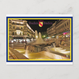 Baden-Baden Ansichtskarte Vykort