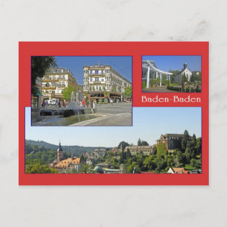 Baden-Baden Ansichtskarte Vykort