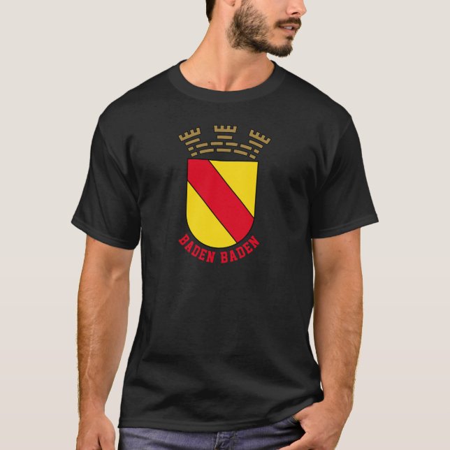 Baden Baden-jacka av arm - TYSKLAND T Shirt (Framsida)