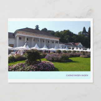 Baden-Baden Postkarte Vykort
