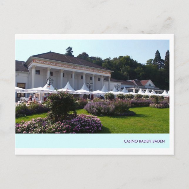Baden-Baden Postkarte Vykort (Framsida)
