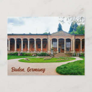 Baden Baden Tyskland Vykort