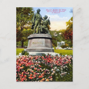Baden bei Wien, Lanner-Strauss-Denkmal Vykort
