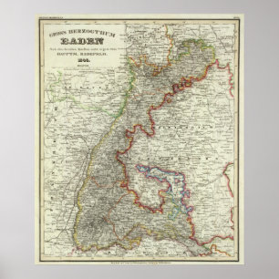 Baden Tyskland Poster