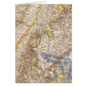 Baden Tysklandare Atlas Karta Hälsningskort