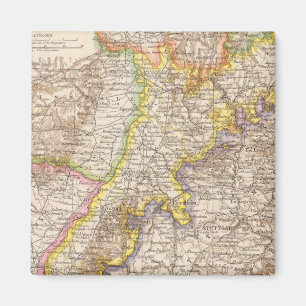 Baden Tysklandare Atlas Karta Magnet