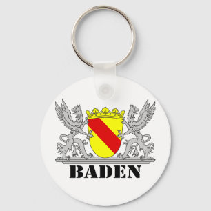 Baden Wappen mit Schrift Baden Nyckelring