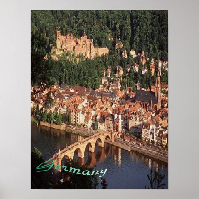 Baden Wartenberg Tyskland, poster (Framsidan)