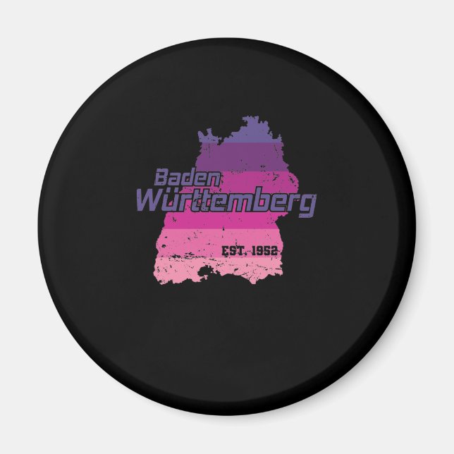 Baden Württemberg Bundesland Deutschland Magnet (Framsidan)