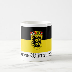 Baden-Württemberg flagga Kaffemugg