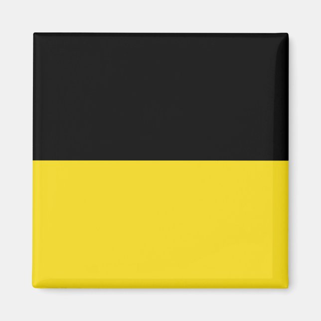 Baden Württemberg Flagga (Tyskland) Magnet (Framsidan)