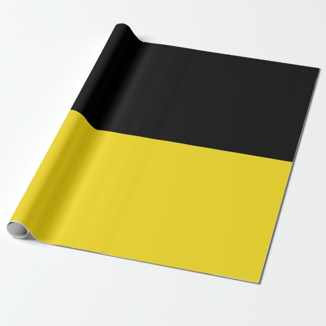 Baden Württemberg Flagga (Tyskland) Presentpapper (Utrullad)