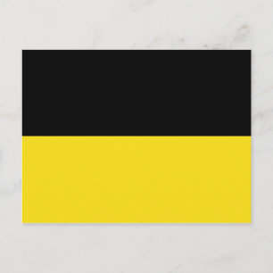 Baden Württemberg Flagga (Tyskland) Vykort