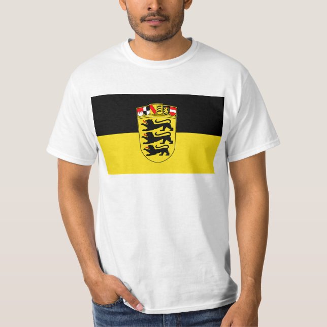 Baden-Württemberg (statligt, mer underbar ärmar), T-shirt (Framsida)