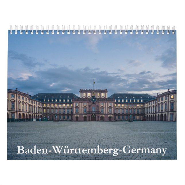 Baden-Württemberg-Tyskland kalender (Omslag)