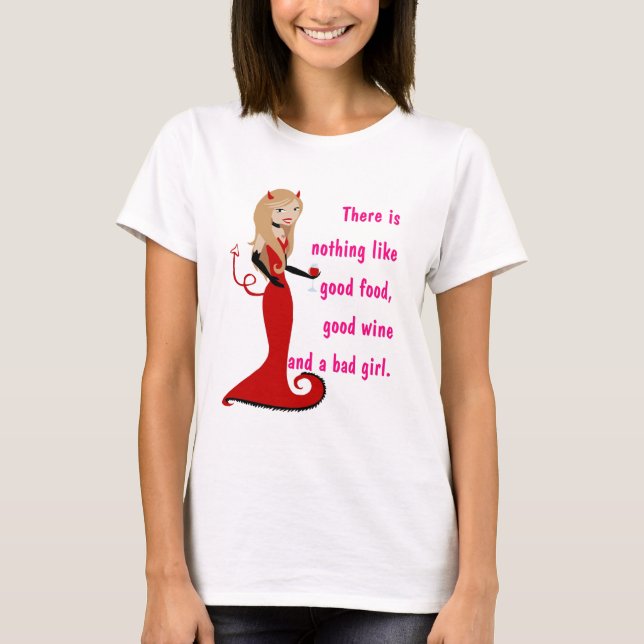 badflicka tee (Framsida)