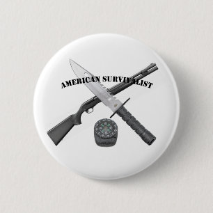 Badge AMERICAN SURVIVALIST Knapp