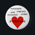 badge ANTI-RACISME Knapp<br><div class="desc">Portez ce badge en signe de paix et contre le racisme.</div>