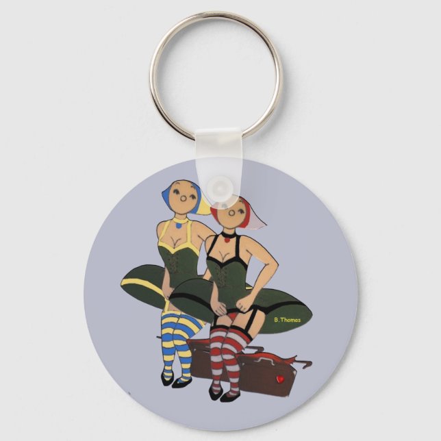 badge bécassine bretagne nyckelring (Framsida)