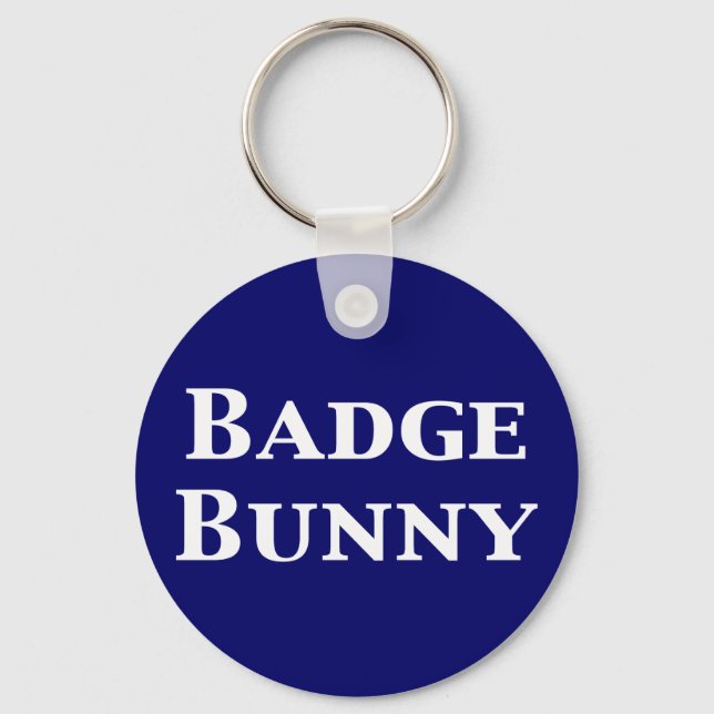 Badge Bunny Gifts Nyckelring (Framsida)