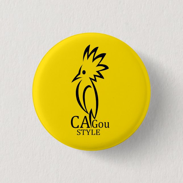 Badge Cagou Style Knapp (Framsida)